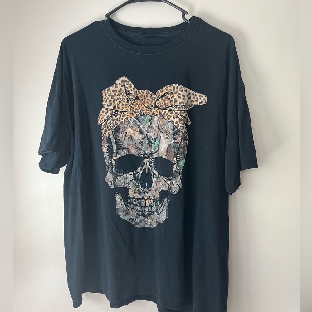 Camo skull tshirt